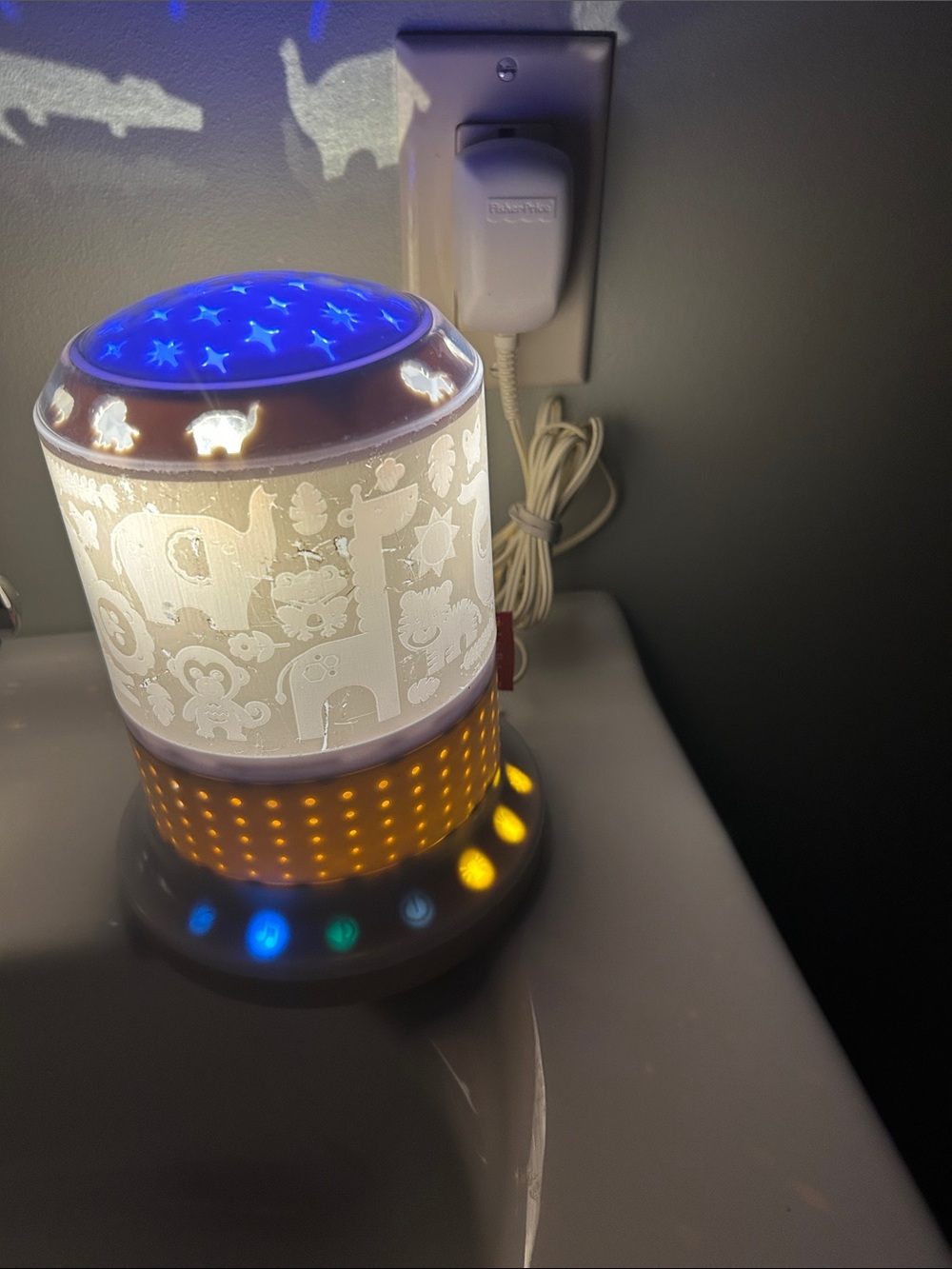 Fisher-Price Musical Nursery Star Projector Lantern Night Light
